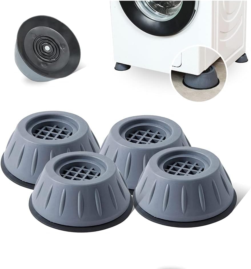 Washing Machine Stand Refrigerator Stand Anti Vibration Pads for Washing Machine Washer Dryer Furniture Pad Sofa Table Chair Riser Leg Anti Walk Rubber Pad Anti Slip