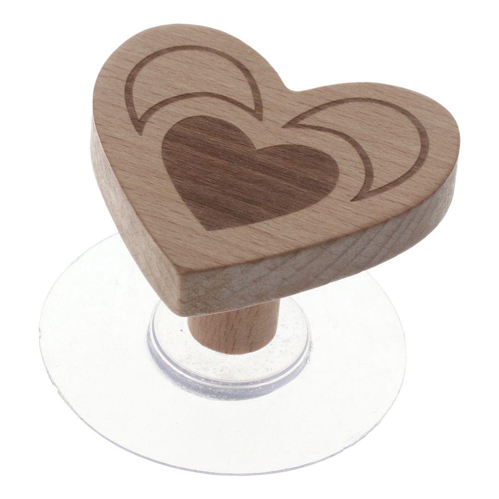 1/6pcs Easy To Install Wood Household Hook Natural Colour 2.36 Inch Clothes Hook Cute Solid Wood Hook Door