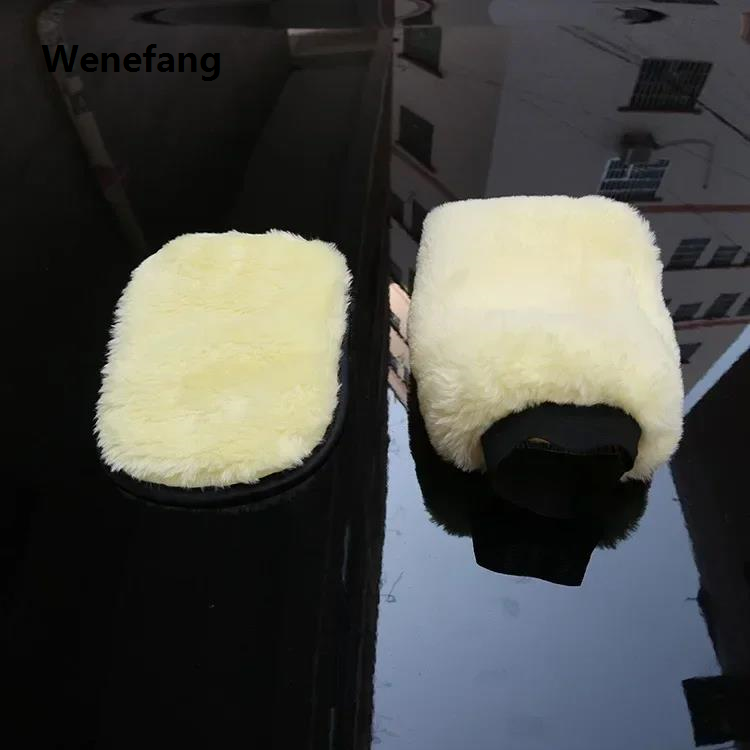 Wenefang Car Wash Mitt, Premium Washing Gloves, Hold Tons of Sudsy Water for Effective Washing, Machine Washable, Lint Free, Scratch Free