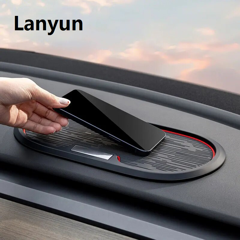 Lanyun Car Non-Slip Mat Phone Anti-Slip Storage Pads For Chery TIGGO 3 2025 New 4 5 7 Pro 8Pro Max MVM X22 DR3 Fora Fulwin T11 A3 5 Accessories