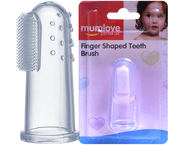 Mumlove Silicone Finger Shaped Tooth Brush Specially Made for Babies
