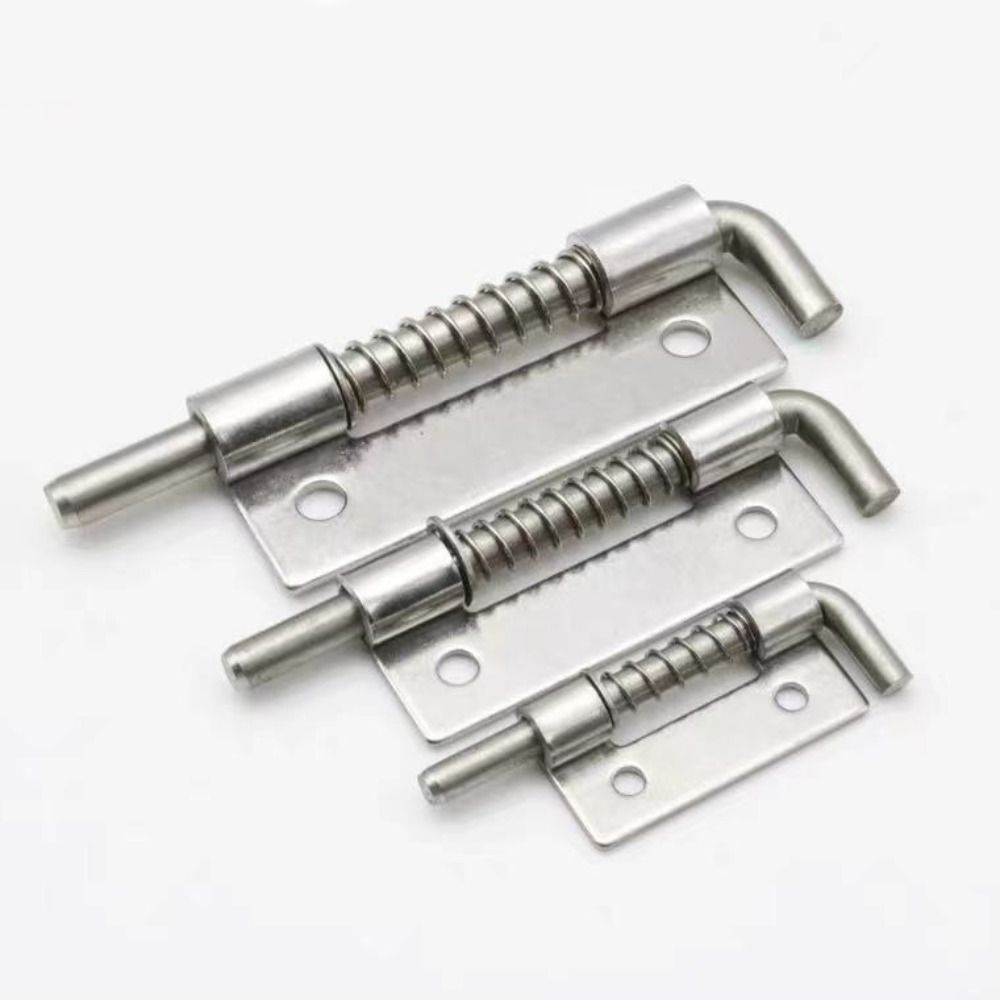Durable Stainless Steel Spring Loaded Door Lock Bolts Anti-theft Padlock Clasp Door Latch Catch Lock Gate Safety Lock Home Hardware