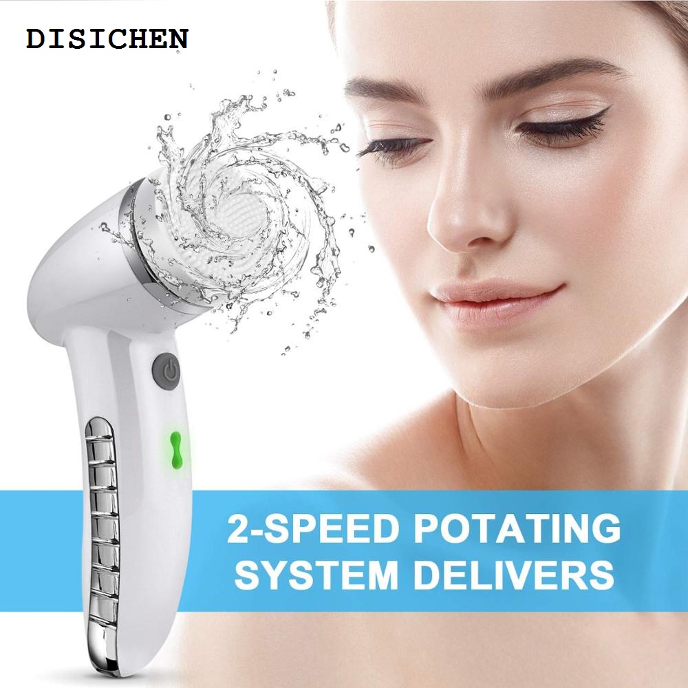 DISICHEN 2025 Sonic Facial Cleansing Brush Exfoliator Waterproof Face Scrubber Skin Care Tools Facial Massger For Dropshipping