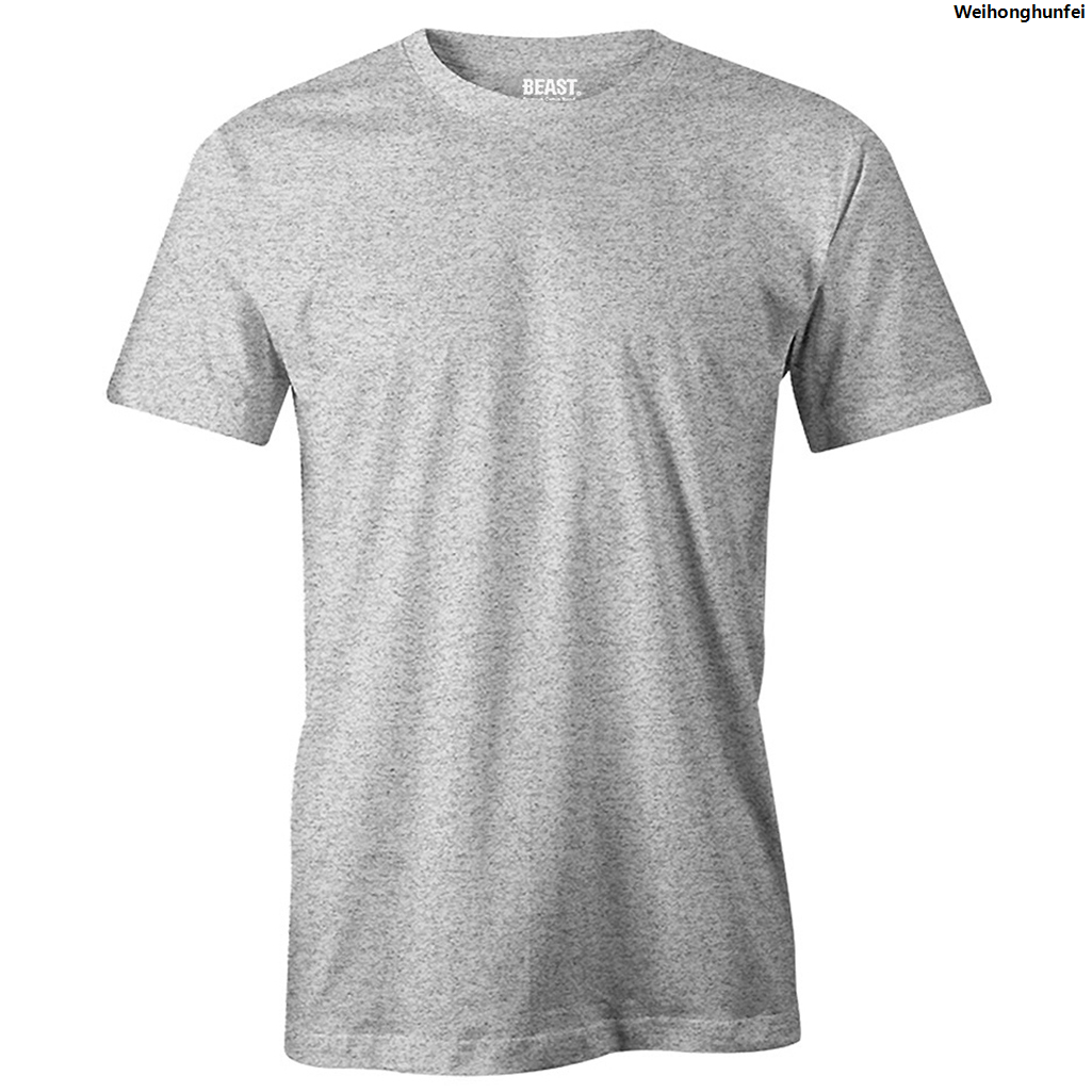 WeihonghunfeiFifty percent discount T-Shirt Republic - Grey Marl Men's Premium Crew Neck T Shirt
