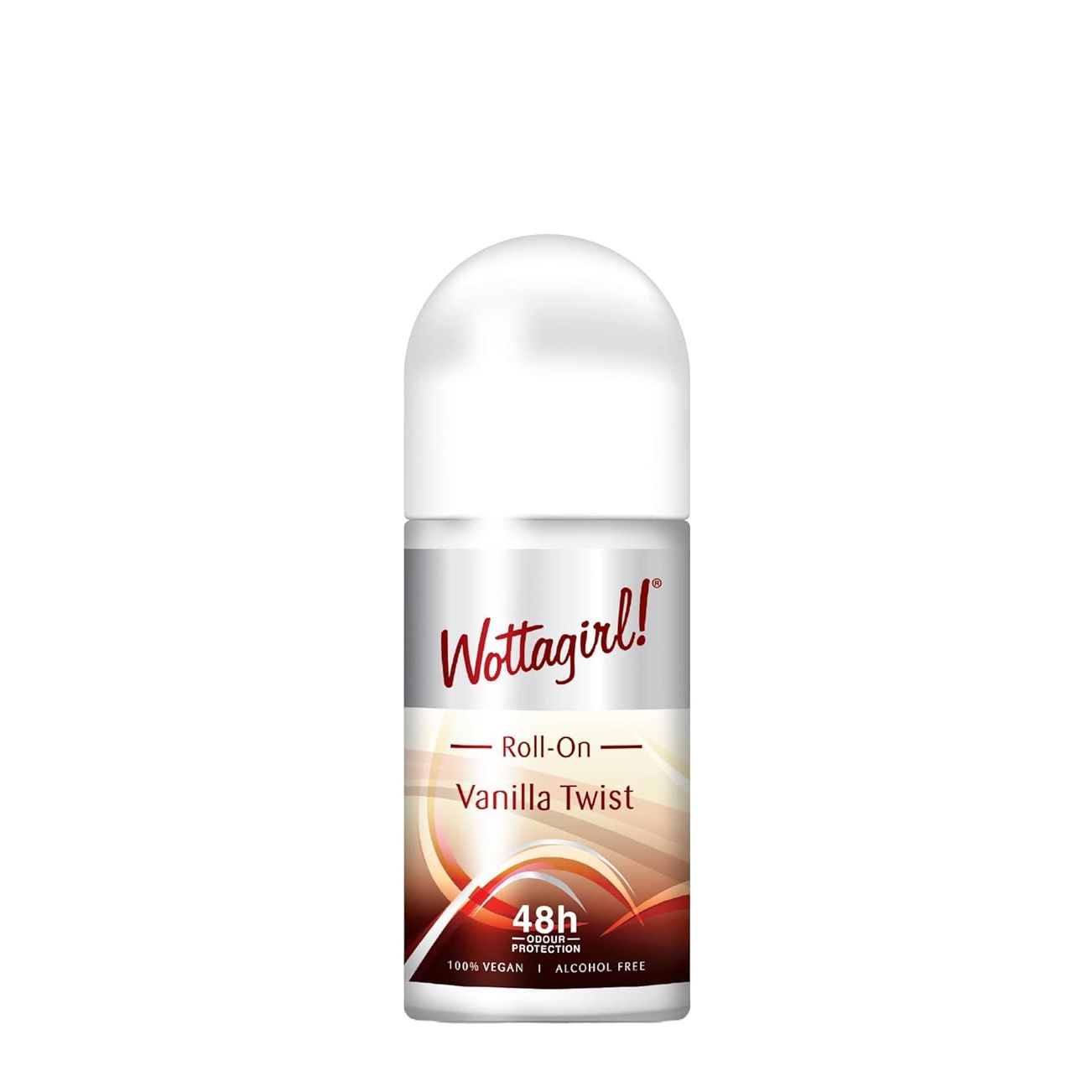 Wottagirl Vanilla Twist Underarm Roll On for Women 50 ml Layer Wottagirl Vanilla Twist Roll On