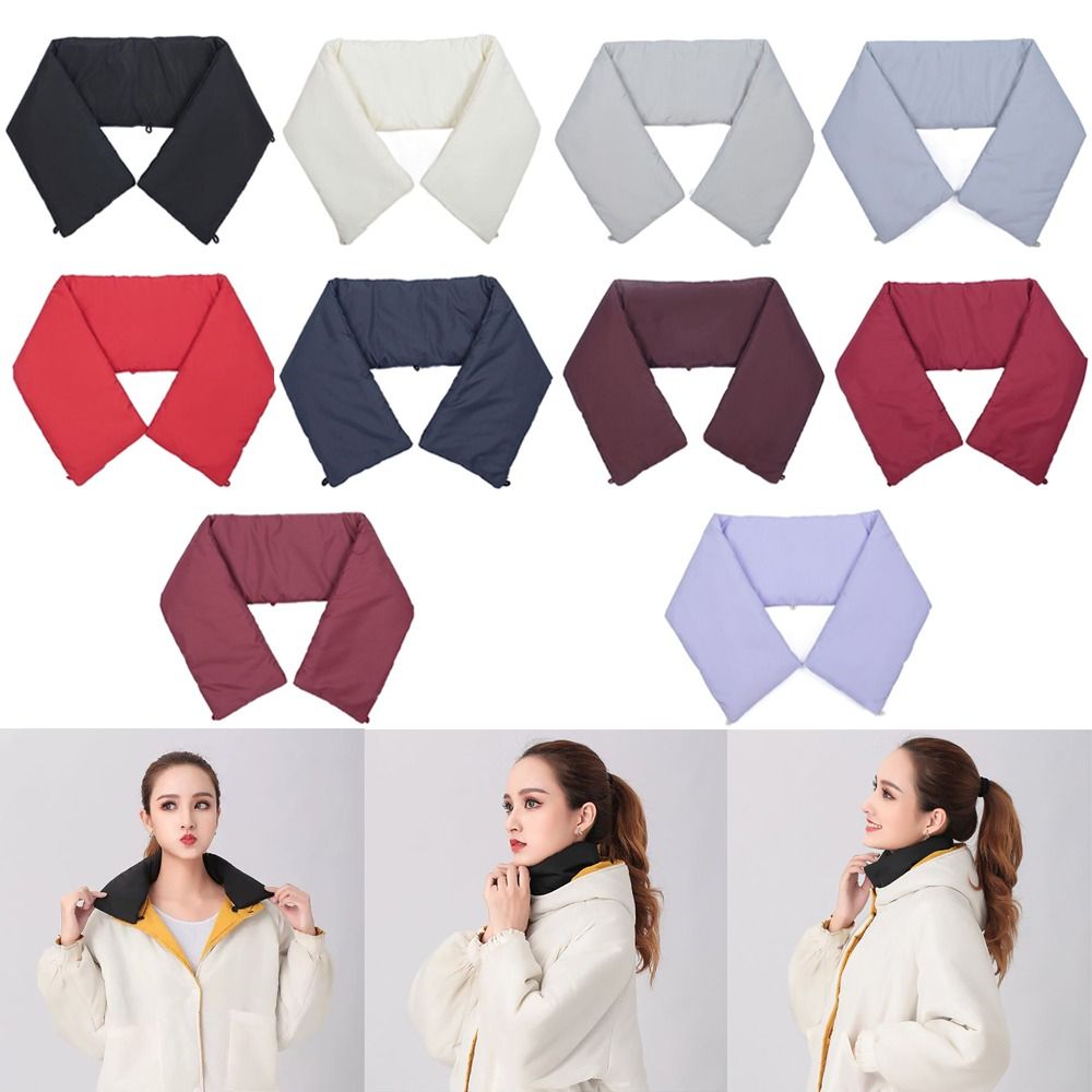 Adjust Clothes Detachable Down Jacket Fake Collar Washable Anti-dirt Rib False Collar Down Jacket Anti-dirt Unisex