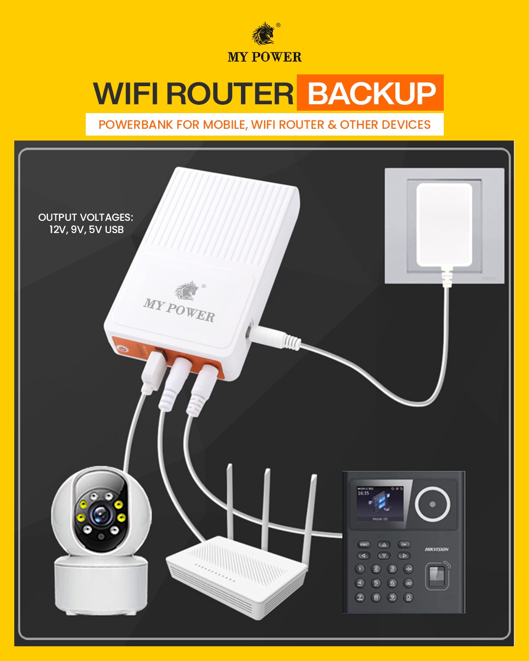 wifi router backup ups and mobile power bank 2 in 1 Mps404