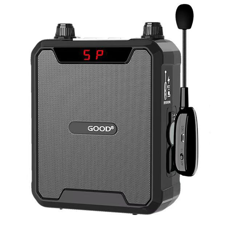 30W Portable IPX6 Waterproof Voice Amplifier with Wireless Microphone Bluetooth Speaker for Teachers Tour Guide