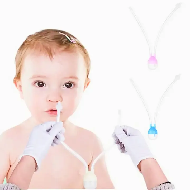 Newborn Baby Nasal Aspirator - Vacuum Suction, Gentle Nose Cleaning for Infants