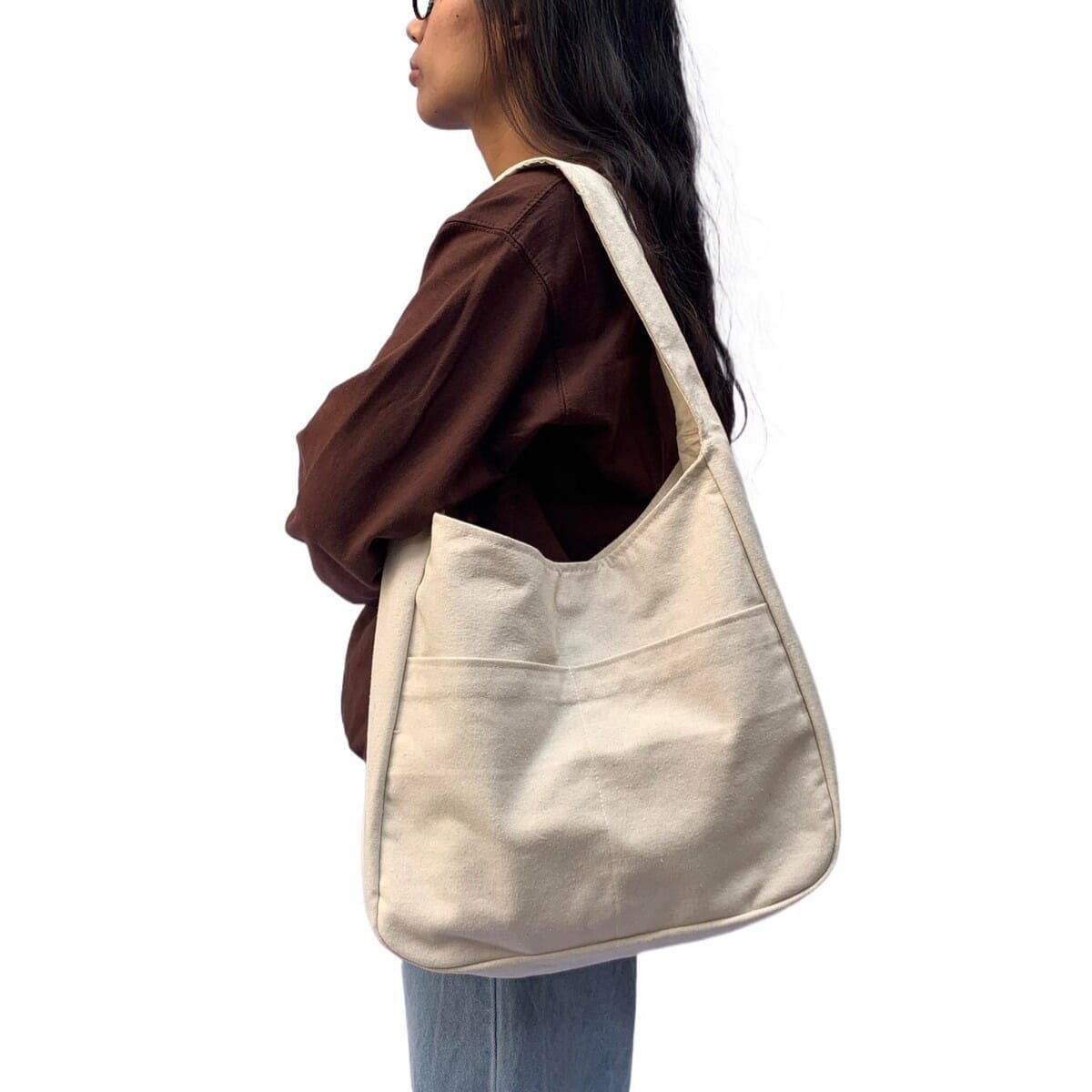 Canvas Bucket Bag | Hobo Bag | Tote Bag for Women