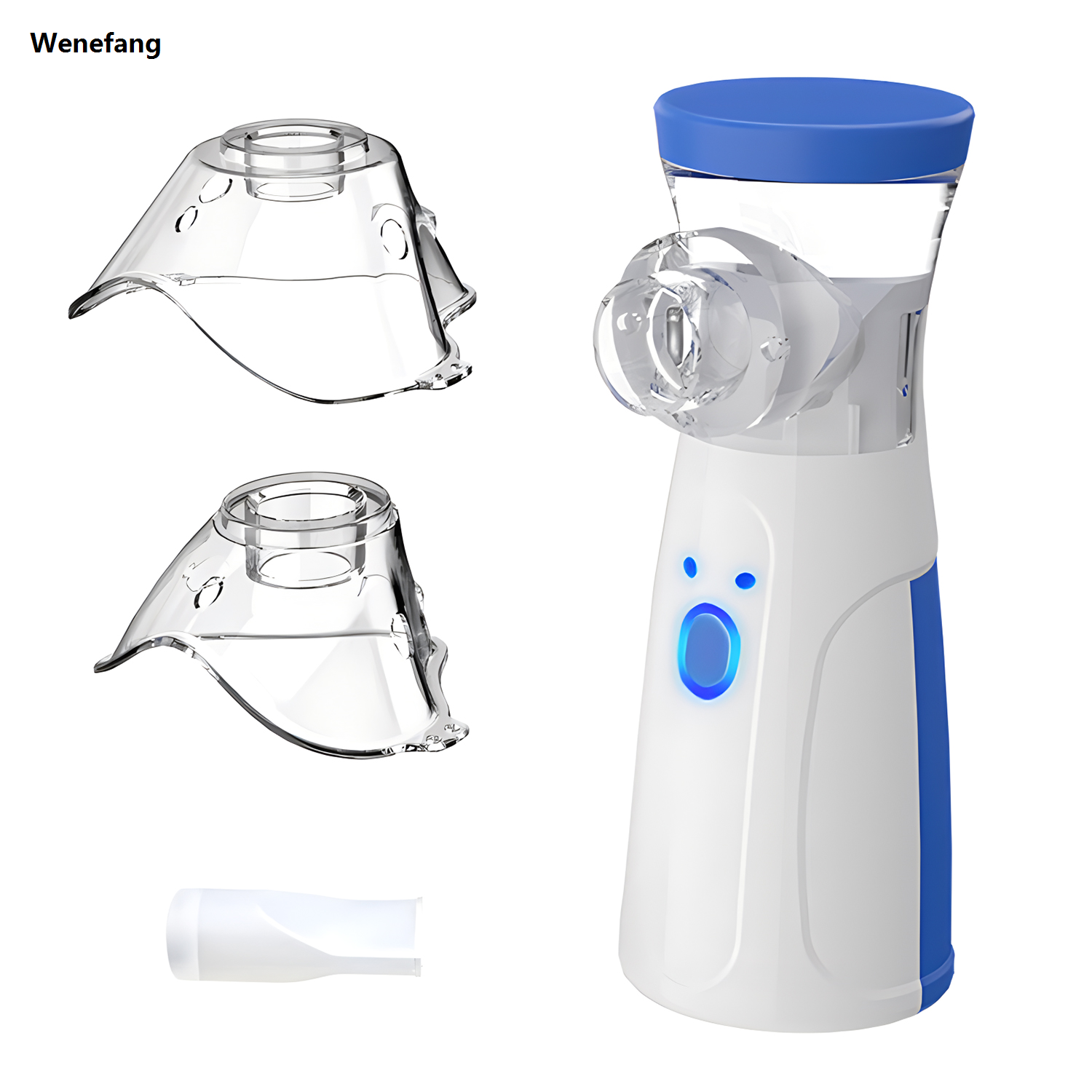 Wenefang Silent Mesh Handheld Nebulizer Asthma Inhaler Atomizer Mini Portable Nebulizer Humidifier Children Health Care