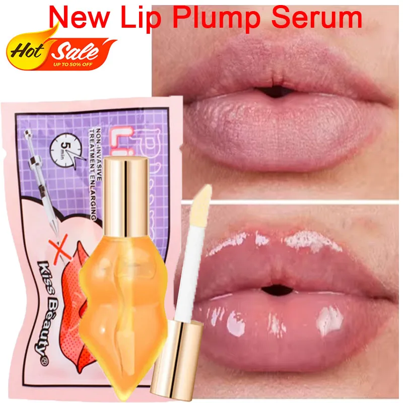 99 Mall Offer 1-Piece Portable Lip Plumper - Ginger & Mint Infused Lip Care Serum for Fuller, Softer, and Hydrated Lips By 99 Stores