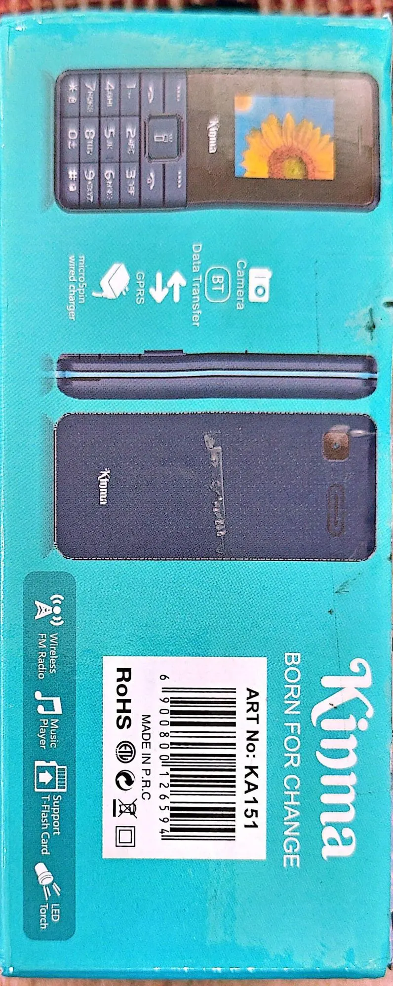 Kinma Keypad Mobile Phone | One Year Warranty | 2500 Mah Battery | Big Torch Switch
