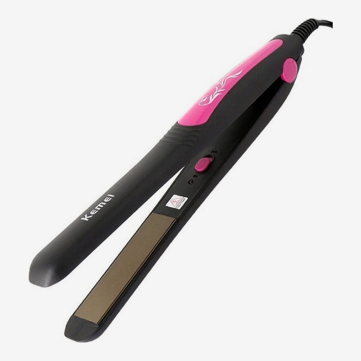 Kemei KM-328 Professional Hair Straightener Electric Wet / Dry Ceramic Hair Straightener 25W (Multicolor)