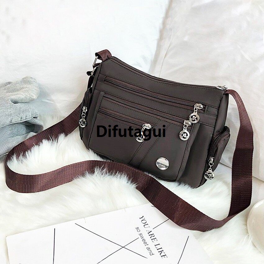 Difutagui 🌹FN02 Nylon sling bag women Waterproof women Sling beg Bargain price wanita Handbag Beg tangan wanita Beg Perempuan cantik