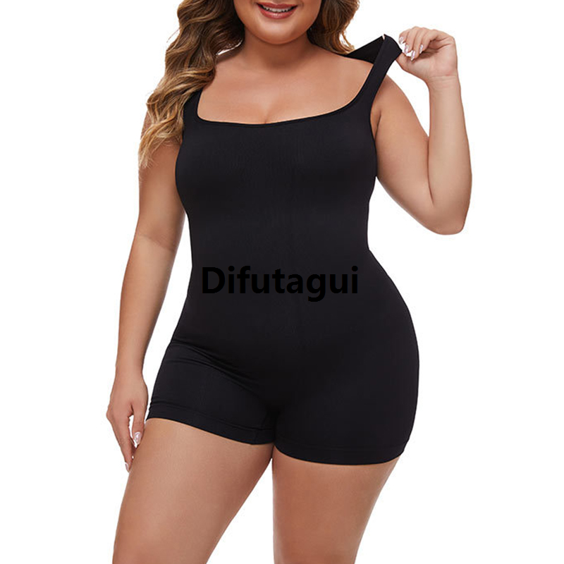 Difutagui BurVogue Plus Size Bodysuit Shapewear Tummy Control Body Shaper 2025 for Women Seamless Body Suit Sleeveless Going Out Tops