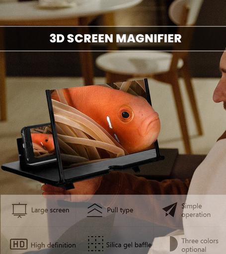 3D HD Mobile Phone Screen Video Amplifier