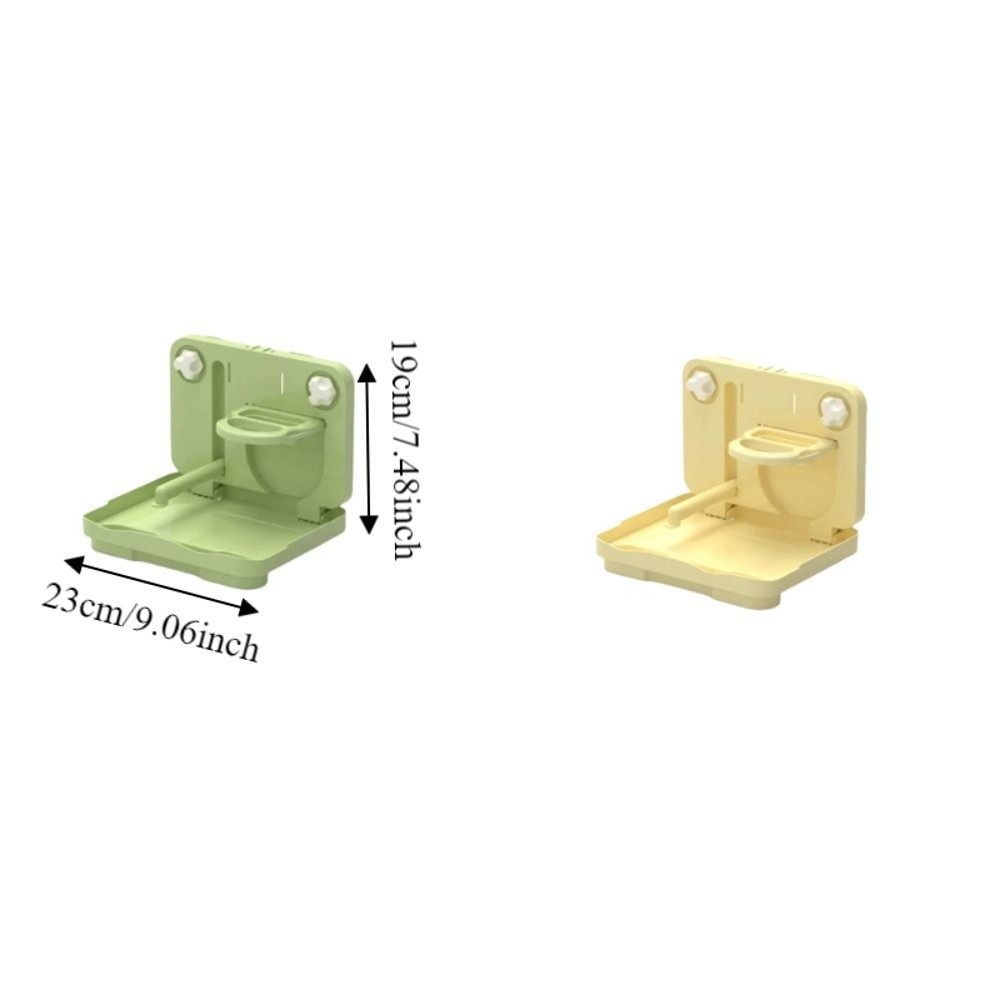 Bird Resting Platform Suction Cup Car Bird Stand Bite Resistant Folding Pet Climbing Stand Plastic Reptile Rest Platform Small Birds