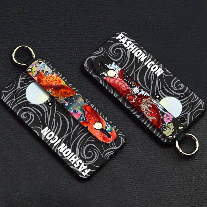Shockproof Anti-dust Phone Case For Honor X9a 5G/Magic5 Lite ring Lanyard Cute Phone Holder Wristband Dirt-resistant