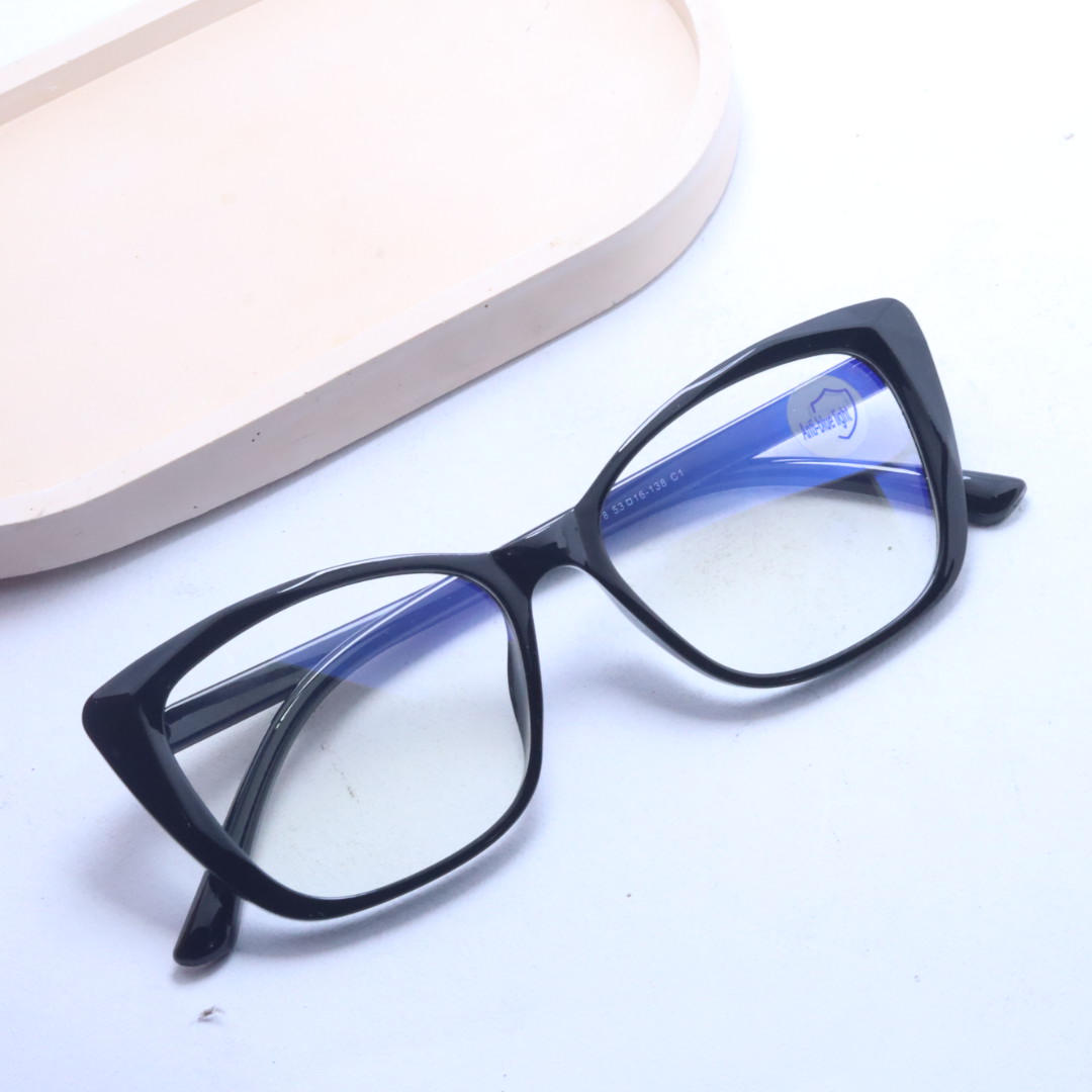 Crome Heart Blue Ray Cut Glass For Men & Women
