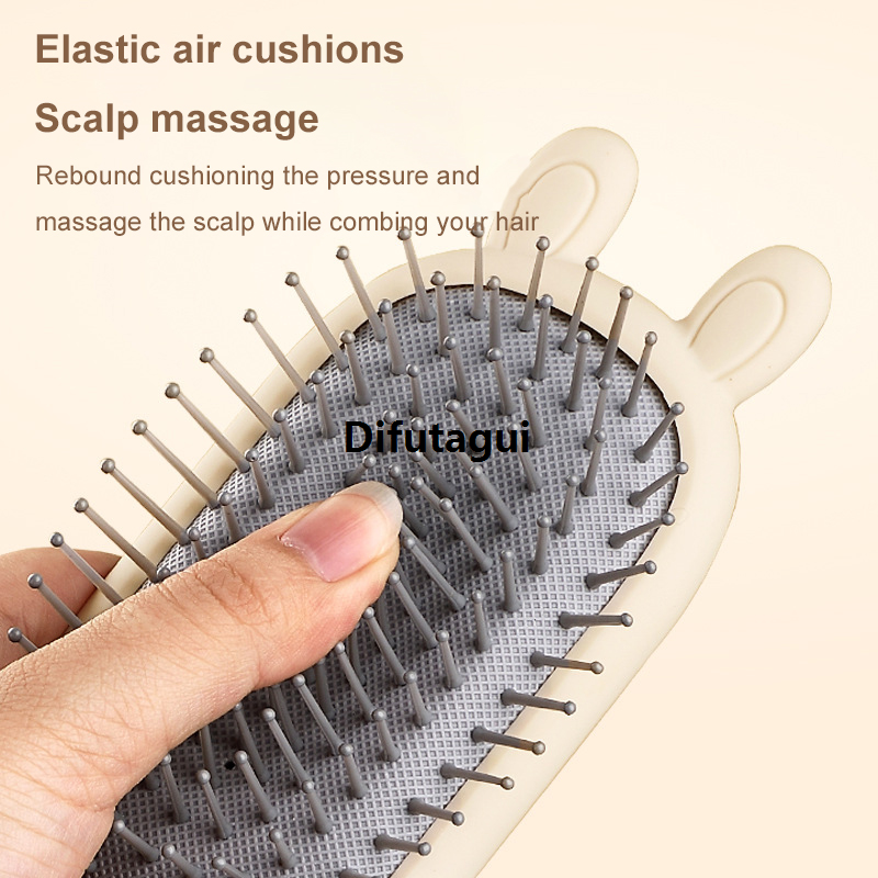 Difutagui Salon Head Fluffy Ladies Airbag Anti-static Exhaust Air Cushion Fifty percent discount Comb Long Hair Curly Hair Massage Comb Hair Styling Tools