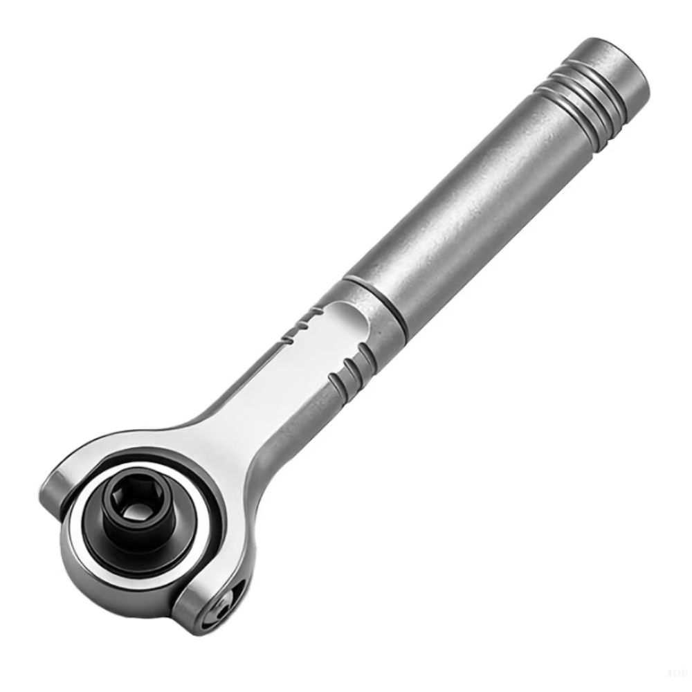 Portable Dual-purpose Ratchet Wrench Socket Forward and Reverse Magnetic Screwdriver Bit High Speed 270° Adjustable Screwdriver Repair Tool