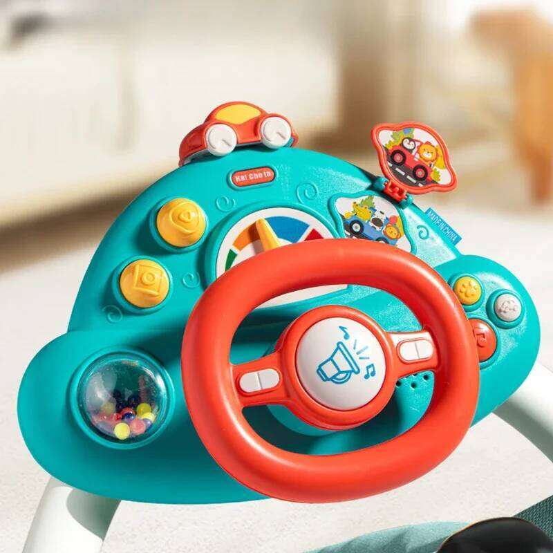 Baby Electric for Car Seats and Toy with Sound Kids Early Educational Stroller Steering Wheel Vocal Toys