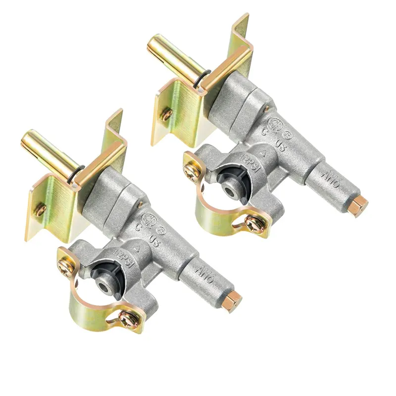 NAMUNY 2 Pack Griddle Burner Control Valve Compatible for Grill Griddle, Griddle Gas Valve Parts Replacement