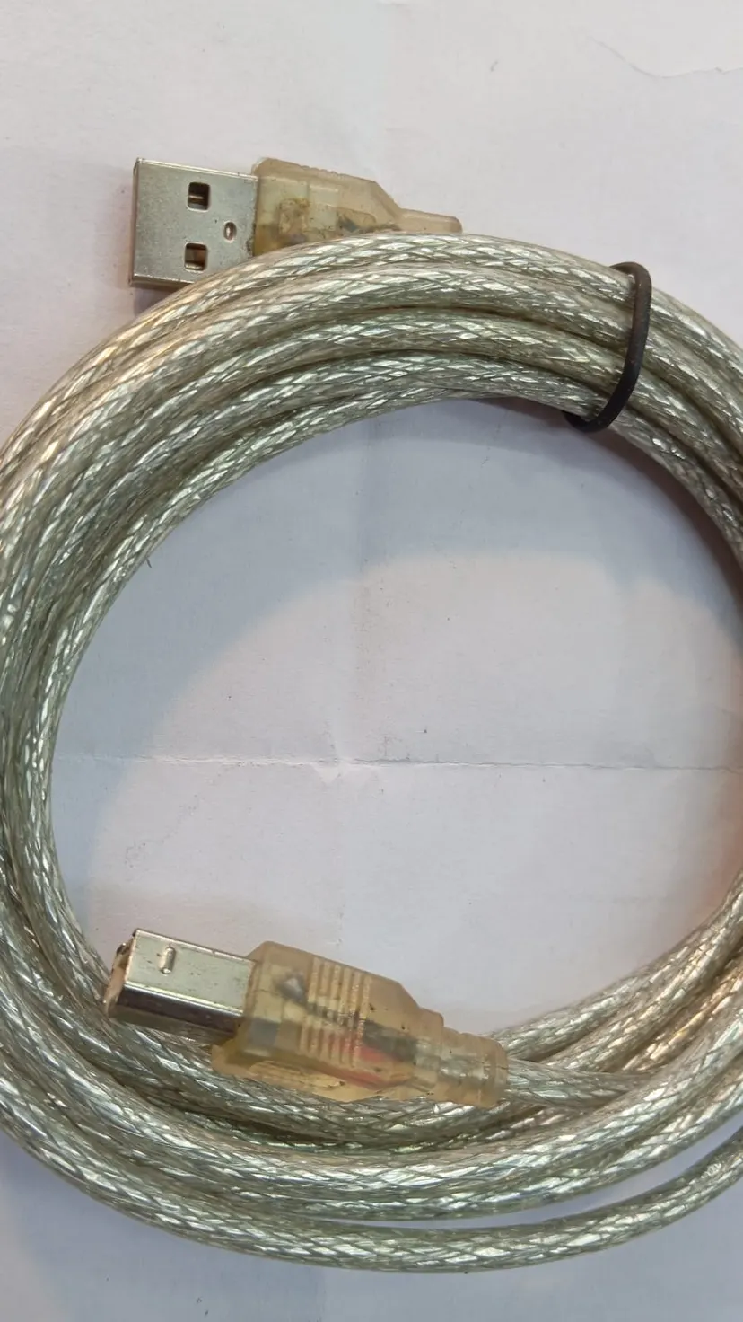 USB PRINTER CABLE 3MT NORMAL FOR INJECT PRINTER ONLY AND NOT LASER PRINTER CAN USED