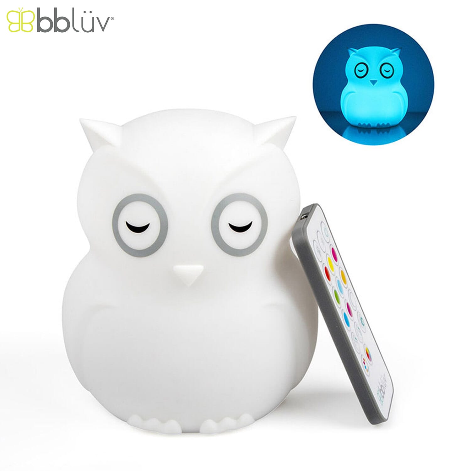 Bbluv Blue Hibu Silicone Portable Night Light B0154