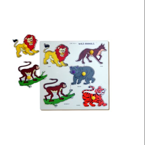 Little Genius Wooden Fruits Double Layer Puzzle With Knob (Large) Dll-01
