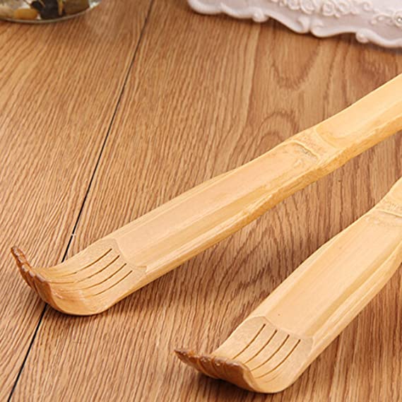 Handheld Bamboo Massager Back Scratcher