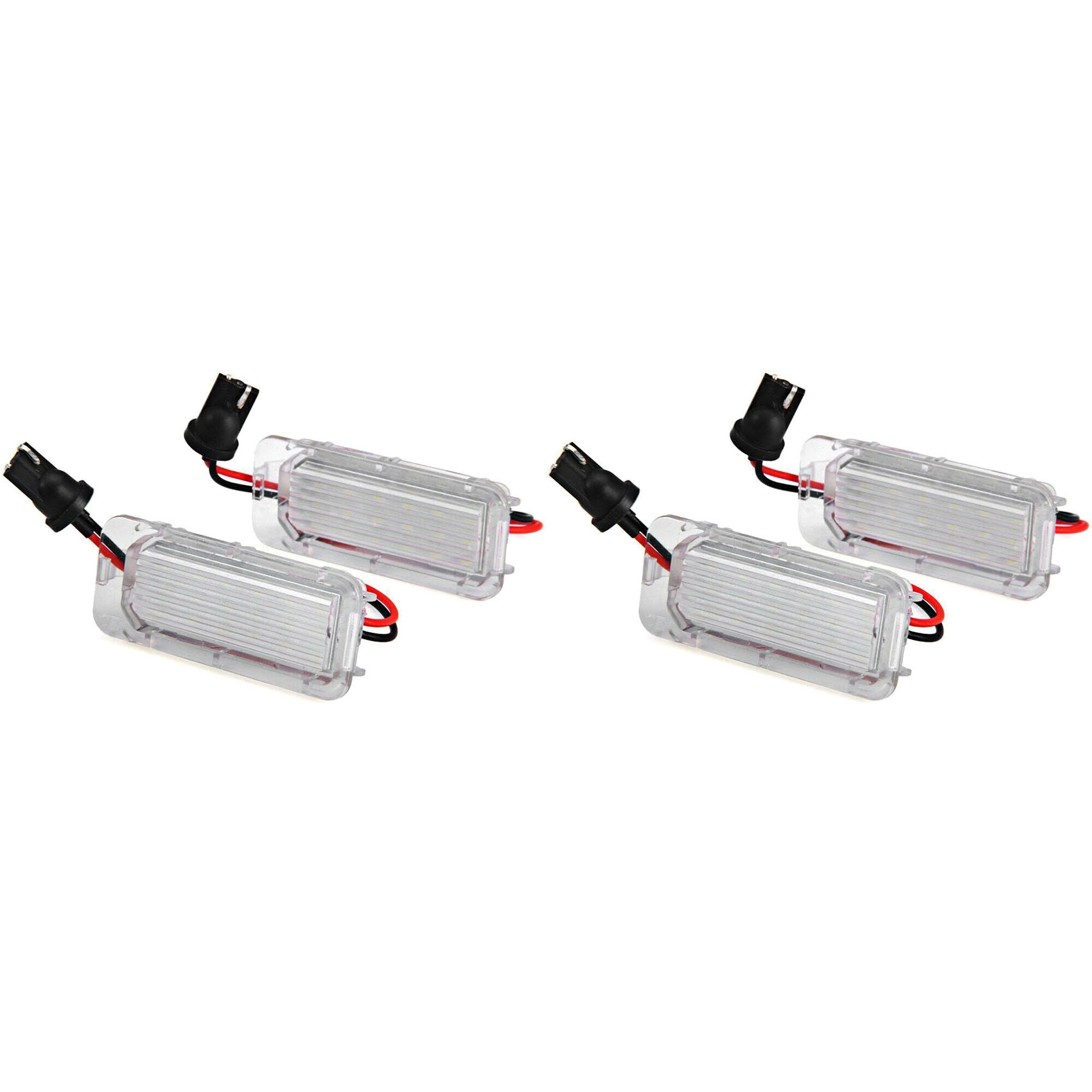 FORIDE 4X Car LED License Plate Light for XF X250 XJ X351