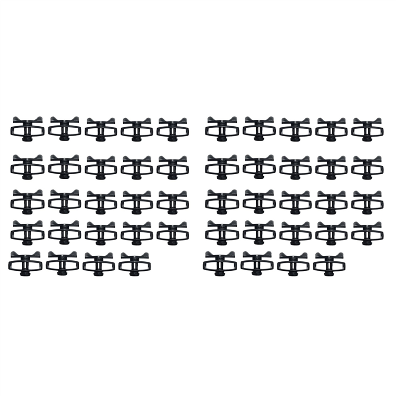 OUMERY Plastic Electronic Fence Wire Tensioner Livestock Electric Fence Wire Portable Tape Tighteners for Farm Accessories 48Pc