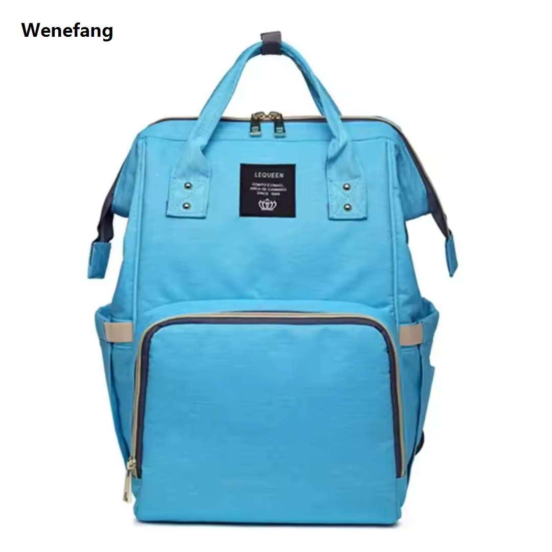 Wenefang Large Capacity Baby Travel Diaper Backpack Multipurpose Hot Selling Maternity Bag and Portable Mommy Essentials Organizer