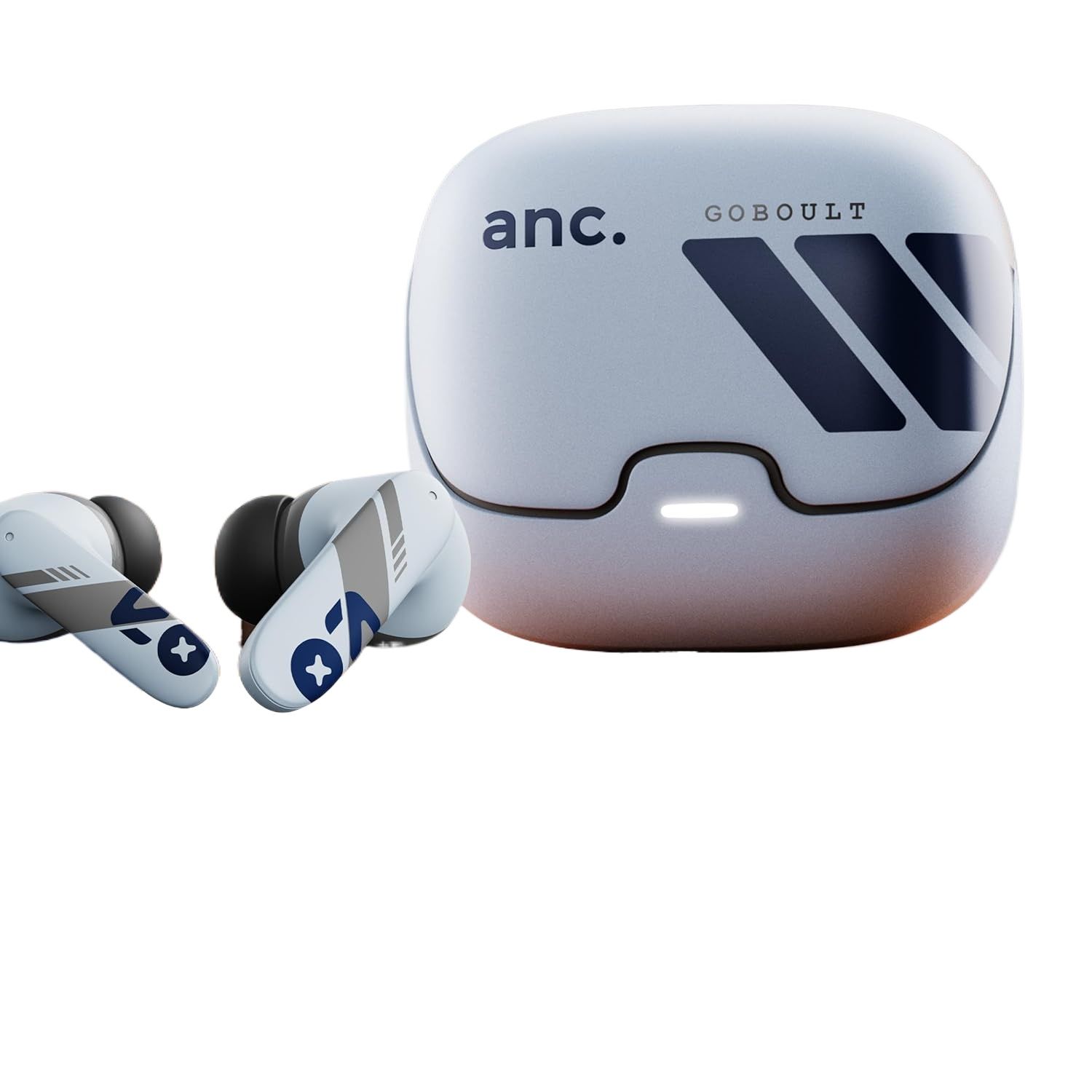 GOBOULT Newly Launched Z40 Pro v2.0 in Ear Earbuds with 100H Playtime, Amp App Support, Active Noise Cancellation, Quad Mic ENC, Dual Device Pairing, 13mm Driver, Bluetooth 5.4 Wireless