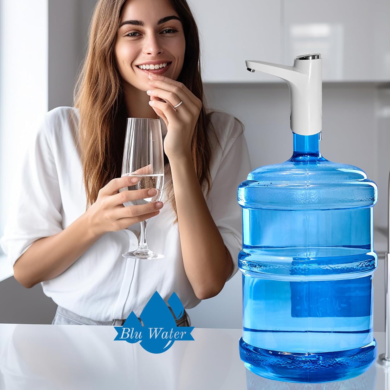 Touch Intelligent Automatic Water Pump USB Rechargeable Portable Drinking Water Dispenser - ElectroHub
