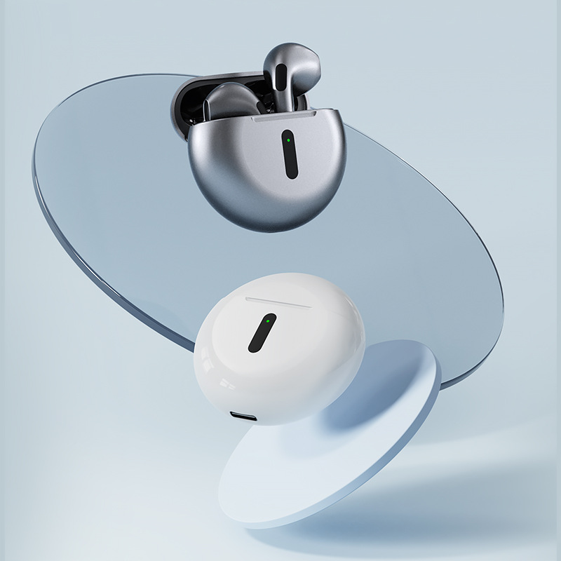 uses who praises it】New True Wireless Bluetooth Half In-Ear TWS Earphone 5.3 Round Mini HIFI Sport