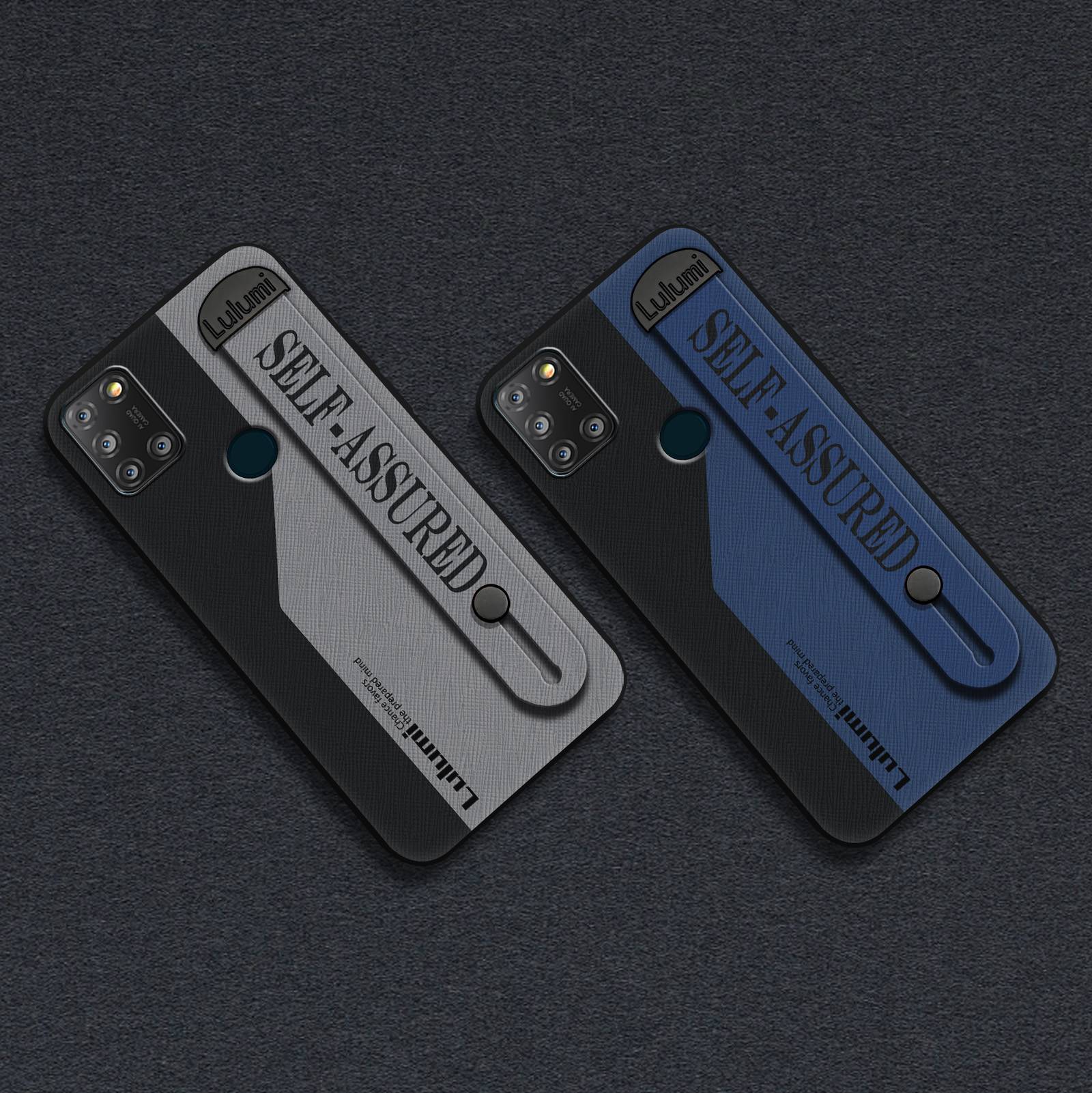 Phone Holder Durable Phone Case For Alcatel 3X 2020/3X 4CAM Geometry Silicone Commerce Simple Wrist Strap Personality