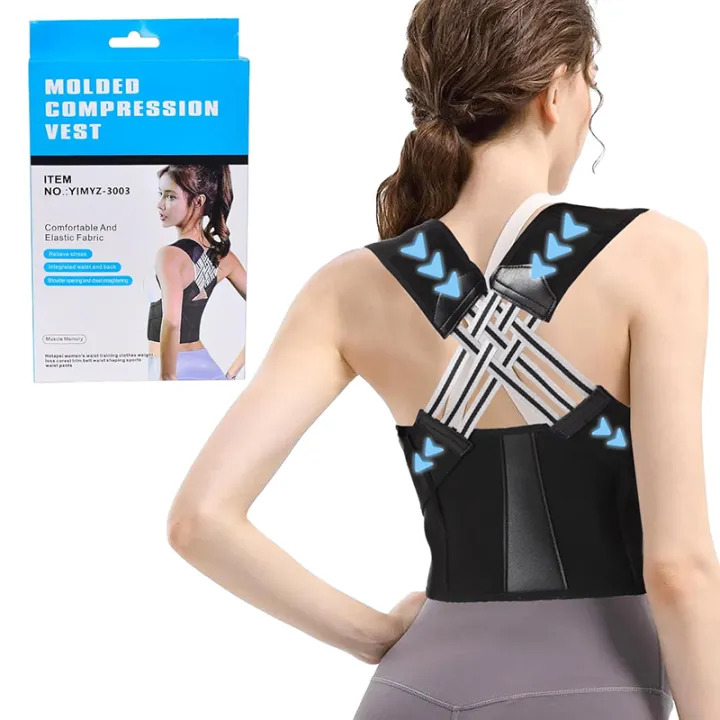 Invisible Chest Posture Corrector Scoliosis Back Brace Spine Belt Shoulder Support Poor Posture Correction Belt
