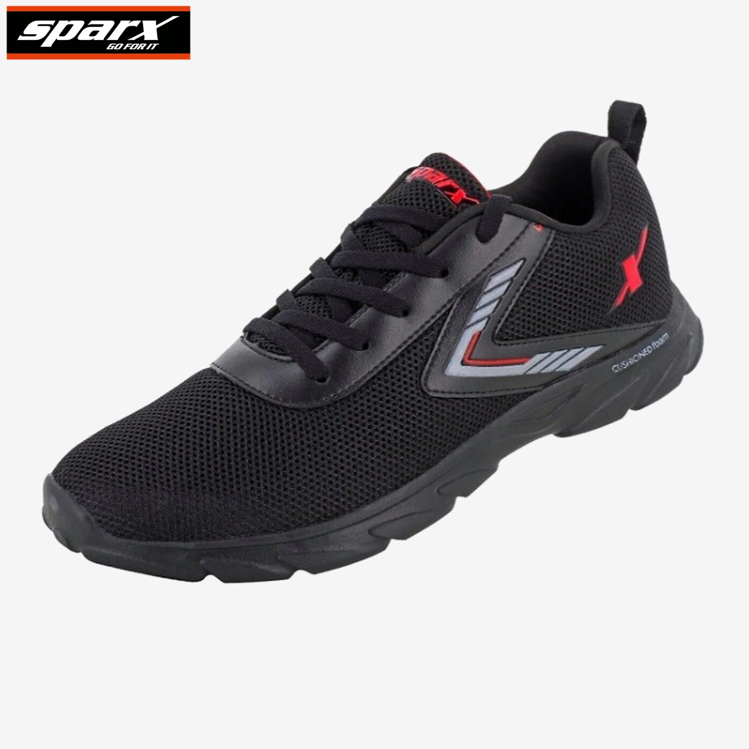 Sparx Sport Shoes For Men SM-694 Black/Red