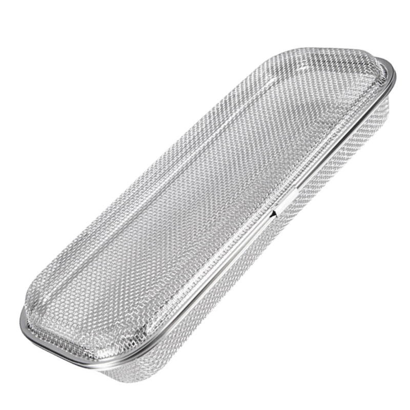 JAERBEE Dishwasher Basket, Stainless Steel Dishwasher Silverware Basket, Replacement Dishwasher Utensil Basket Rectangular Mesh