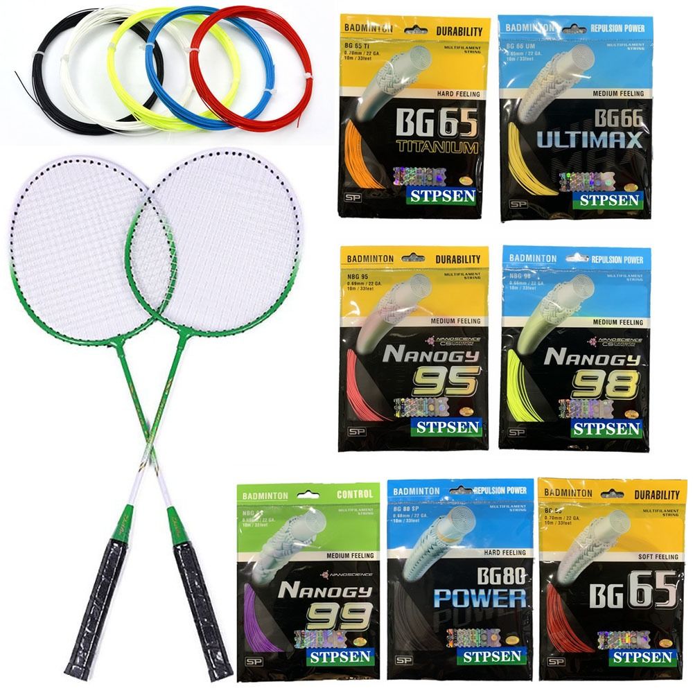 Durable Random Color Badminton Racket String Dia.0.7mm Length 10M Badminton Racquet Wire High Quality Sport Supplies Racquet Stringing