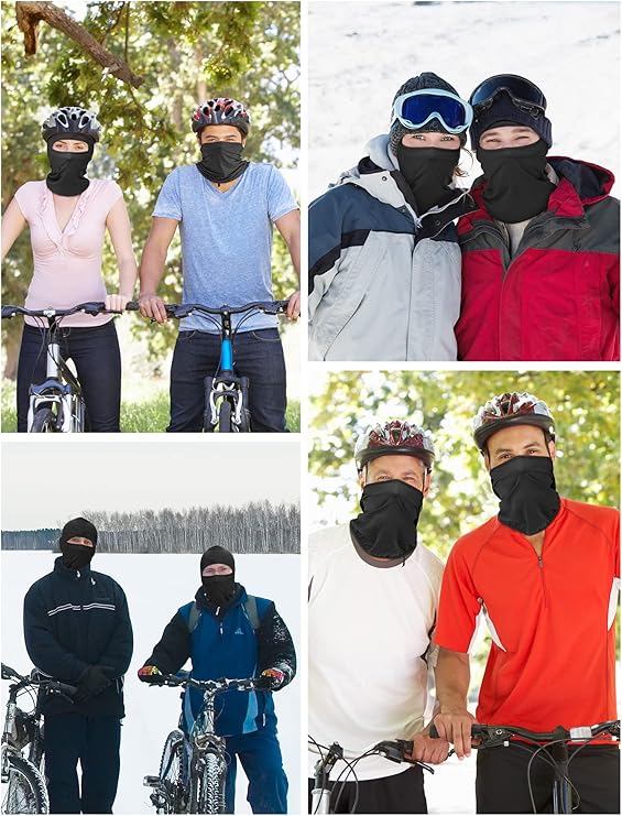 1 Piece Balaclava Face Mask UV Protection Ski Mask - Sun Hood Tactical Neck Gaiter Bandana for Men & Women, Cycling, Running, Hiking & Outdoor Sports