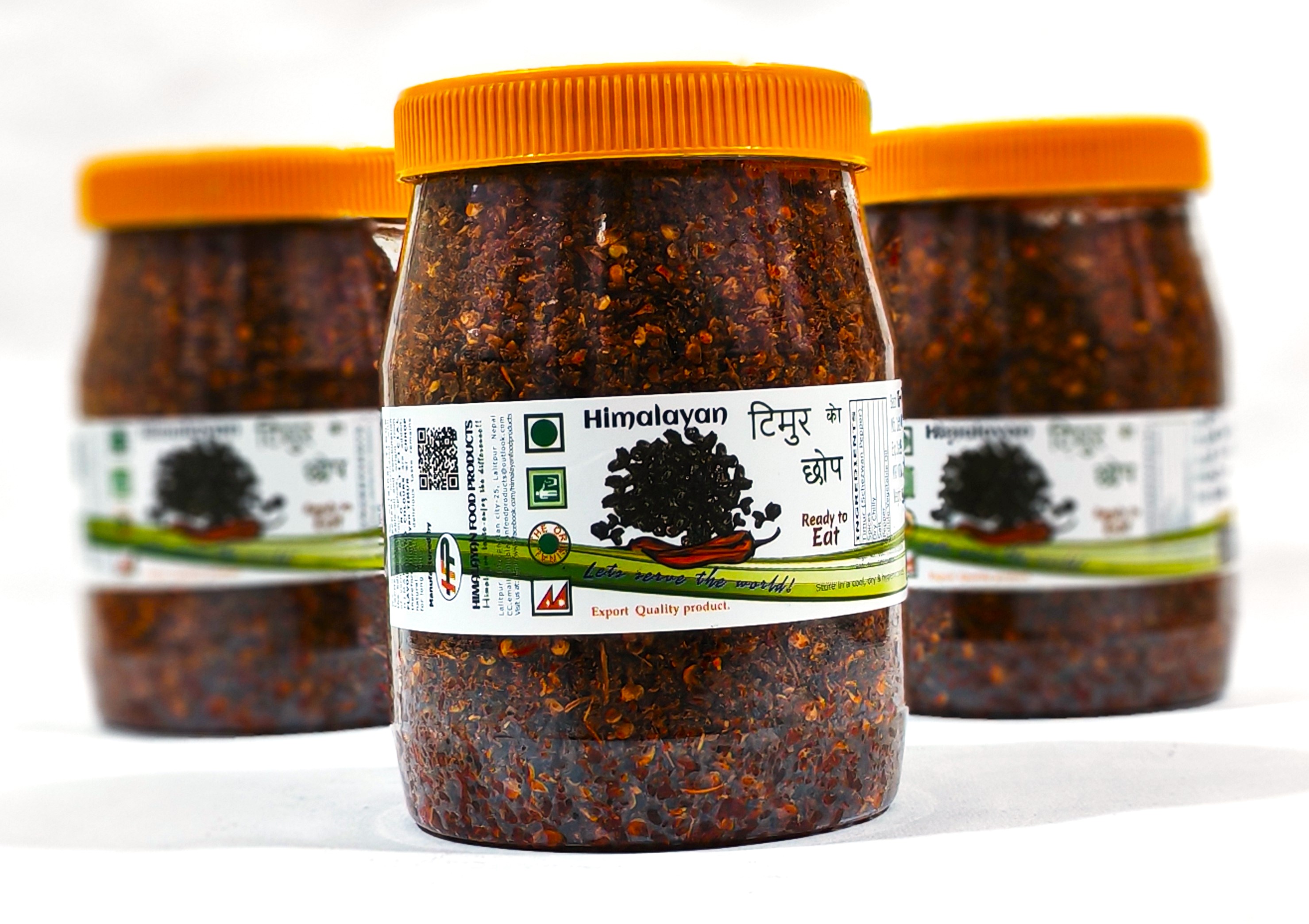 Himalayan Food Products Timur Ko Chhop Achar Red Spicy Tasty Juicy Pickle 500GM Jar Ready To Eat 100% Pure Vegetarian.
