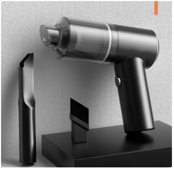 All-in-1 Strong Suction Handheld Vacuum Cleaner: USB Rechargeable for Home, Car, and Pet Hair. Multiple 2-in-1