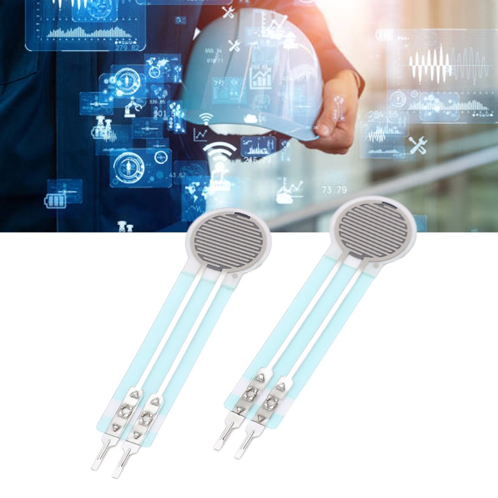 2PCS Portable 20g‑3kg Thin Film Pressure Sensor 0.4mm Thickness High Sensitivity Flexible Bend Sensor Oil Pressure Sensor Weight Measurement