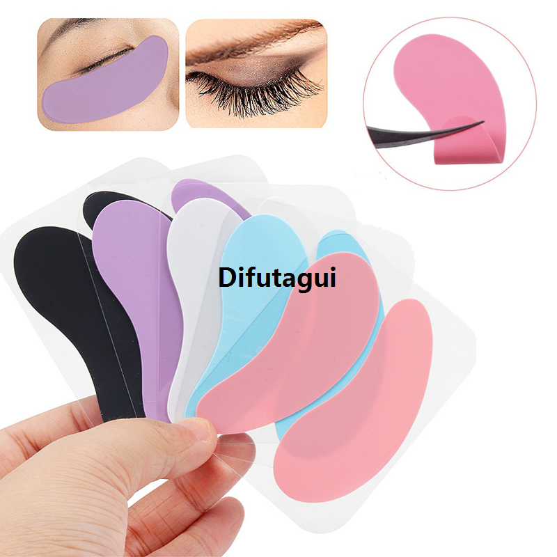 Difutagui New Reusable 1Pair Eye Pads Silicone Stripe Lash Lift Eyelash Hot Selling Extension Hydrogel Patches Under Eye Gel Patch Makeup Tools
