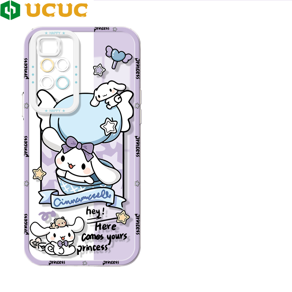UCUC for Redmi 10 Back Cover Cute Panda Soft PU Leather Phone Cases