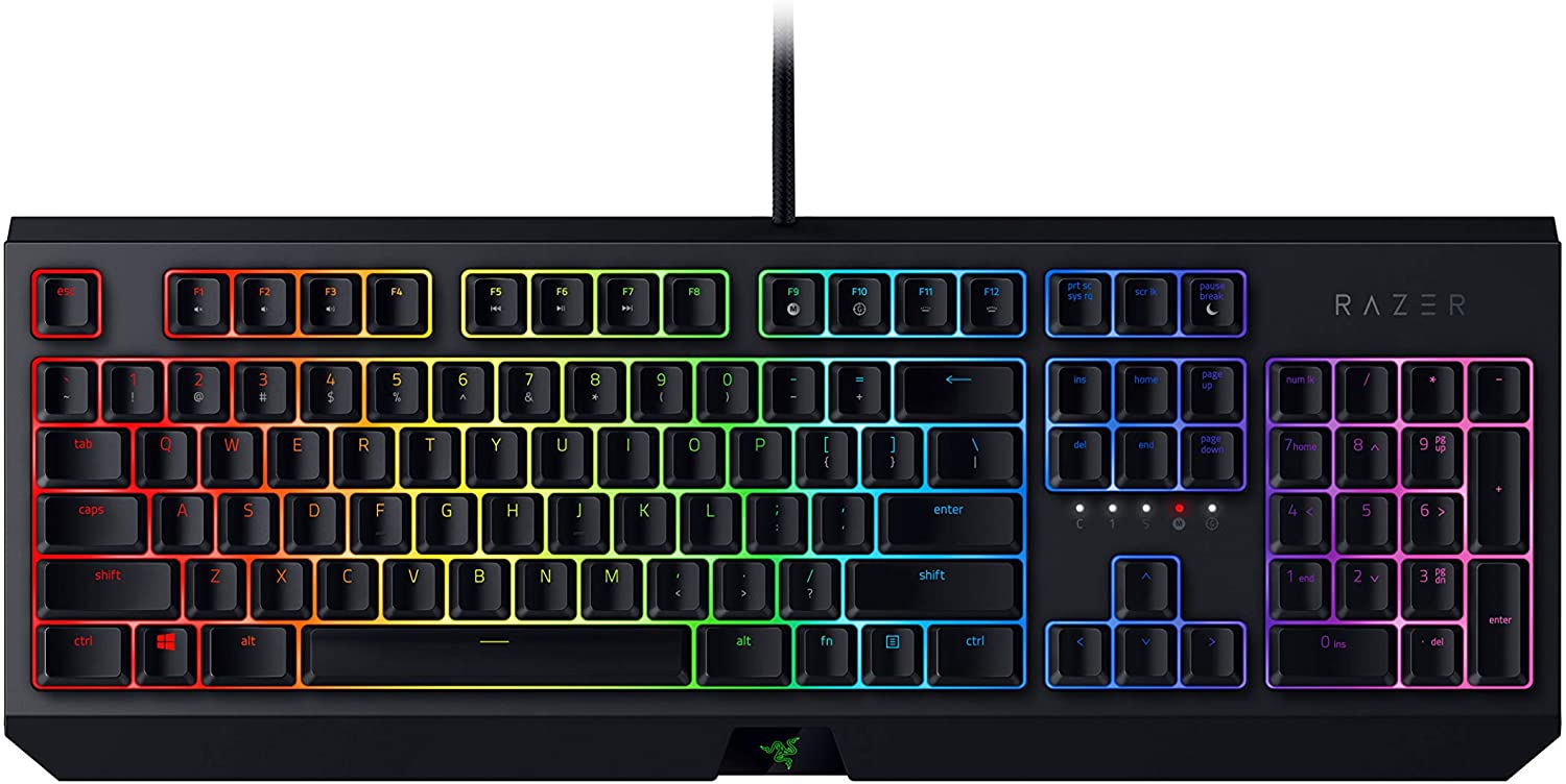 Razer BlackWidow Mechanical Gaming Keyboard: Green Mechanical Switches